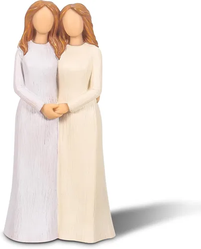Miniatura 9 de Hensonever Figura de Madre e Hija Esculpida y Pintada a Mano, Figura Esculpida y Pintada a Mano "Amo a Mi Hija" Regalo para el Día de la Madre