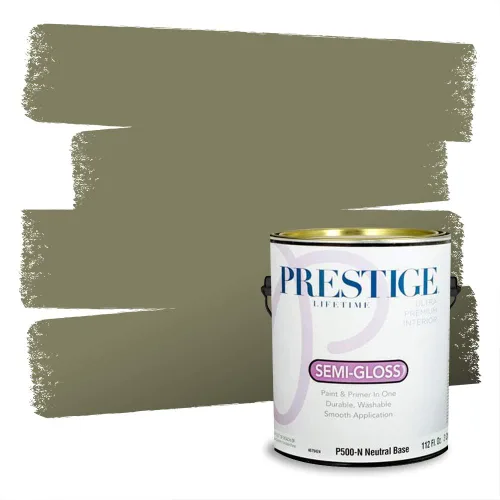 Miniatura 1274 de Prestige Paints - pintura de exterior y pintura de imprimación en una, E100-T-6006-10AVP
