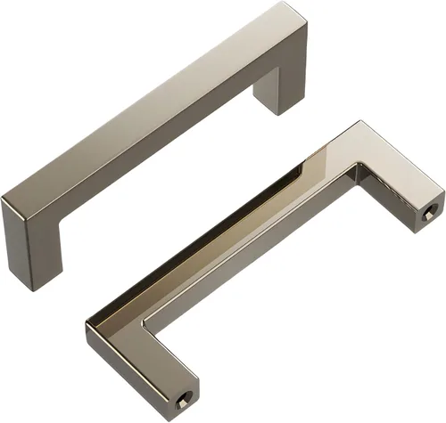 Miniatura 56 de Hickory Hardware - HH075326-BGB - Manija de la colección Skylight, 3 pulgadas de centro a centro, latón dorado cepillado.