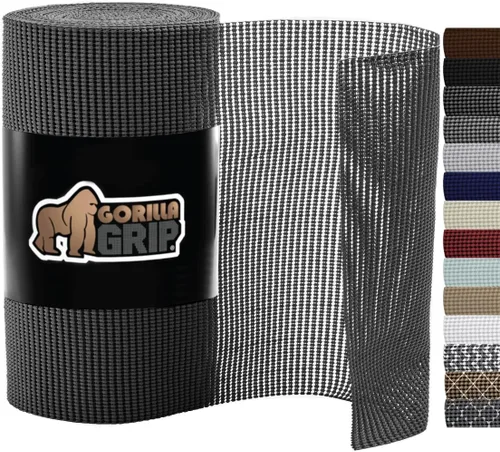 Miniatura 16 de GORILLA GRIP powerGRIP - Forro para cajones y estantes de gabinete, agarre fuerte y resistente, forros no adhesivos para proteger gabinetes