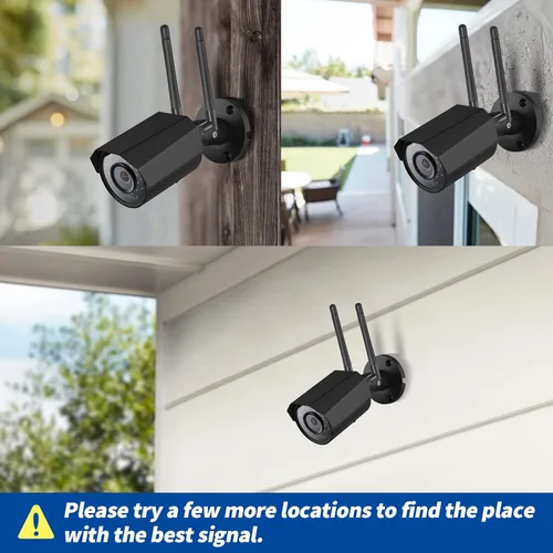 Miniatura 7 de Bingfu Antena WiFi de doble banda 3dBi SMA antena macho (paquete de 2) para cámara IP de seguridad inalámbrica Vedio, grabadora de vigilancia