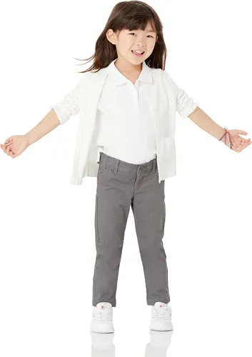 Miniatura 2 de Tienda Essentials Girls Short Sleeve Uniform Interlock Polo Shirt