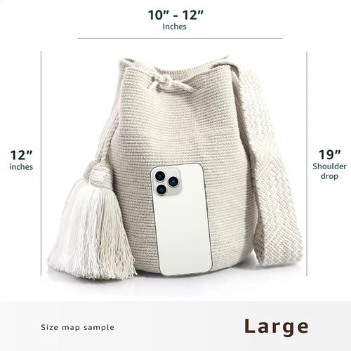 Miniatura 4 de WYOU Utopia classics Hobo in Wayuu Crochet, Grande