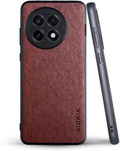 Miniatura 26 de AIORIA Funda para Oneplus Nord 3, pantalla de 6.74 pulgadas, funda de piel sintética de alta calidad, diseño retro de negocios, funda protectora