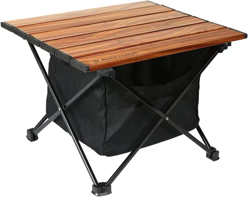 Miniatura 9 de ROCK CLOUD Mesa de campamento portátil de aluminio ultraligera, mesa de playa plegable para camping, senderismo, mochileros, picnic al aire libre