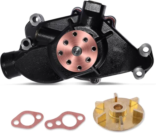 AULINK Bomba de agua de mar (impulsor de bronce original, cojinete C & U) 8M0113734 3853850 8503991 para 4.3L 5.0L 5.7L Volvo Penta, Mercruiser,