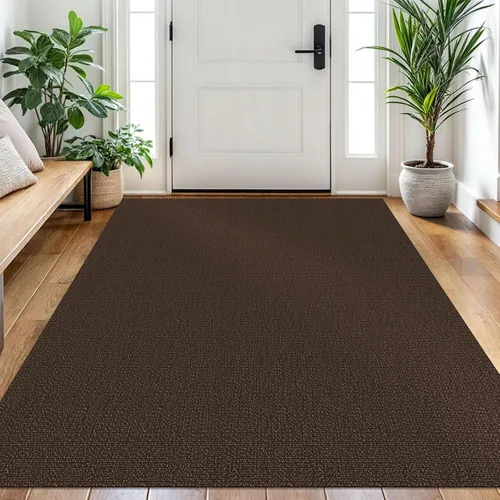 Miniatura 127 de EARTHALL Alfombra pequeña de 2 x 3 pies, lavable para entrada, antideslizante, trenzada, alfombra para puerta interior y exterior, alfombra tejida