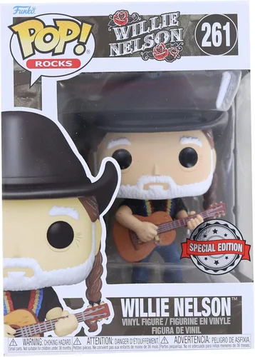 Miniatura 2 de Funko Pop! Rocks: Willie Nelson con sombrero de vaquero figura de vinilo exclusiva de Walmart