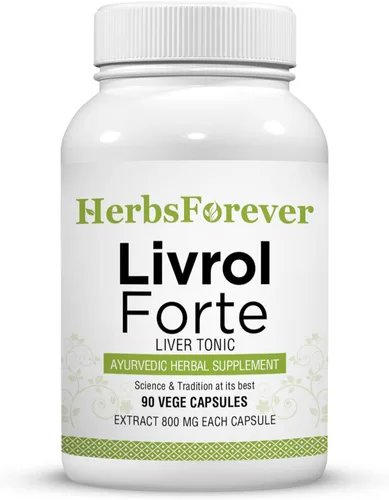 Herbsforever Hígado Forte - Apoya la desintoxicación y limpieza hepática avanzada, reparación y refrigeración-cardo lechero, andrographis, chanca