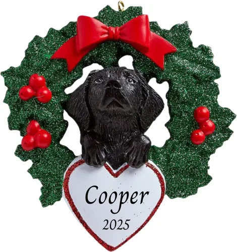 Miniatura 22 de Adornos personalizados para árbol de Navidad 2025 para mascotas, Chihuahua con corona, recuerdo para los amantes de los perros de los cachorros