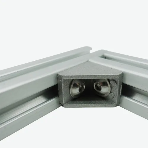 Miniatura 8 de SANTIE Perfil de aluminio con ranura en T de 7.874 in, 1 extrusión plateada 2020 de 0.787 x 0.787 in con riel lineal estándar europeo y corte