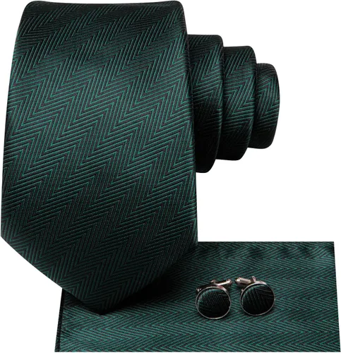 Miniatura 29 de Dubulle Corbata tejida de cachemira para hombre y gemelos de pañuelo para hombre, conjunto de gemelos para boda formal y negocios