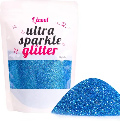 Miniatura 23 de Purpurina fina holográfica, 3.5 onzas / 3.5 onzas, paquetes de polvo de purpurina extrafina para resina, purpurina artesanal para vasos, fabricación