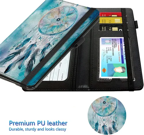 Miniatura 63 de Funda para chequera para hombres y mujeres, cartera de cuero RFID con ranuras para tarjetas de crédito, soporte de cheques duplicados personales