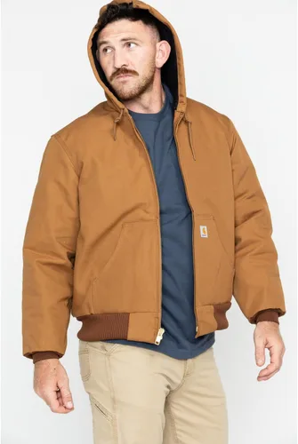 Miniatura 4 de Carhartt Men's Loose Fit Firm Duck Insulated Flannel-Lined Active Jacket