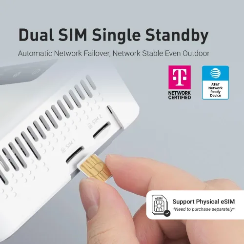 Miniatura 5 de GL-X2000 (Spitz Plus) Puerta de enlace celular/Enrutador 4G LTE para hogar, RV, viajes por carretera, oficinas, CAT 12, enrutador Wifi 6, antenas
