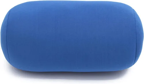 Miniatura 8 de ASkinds 2 almohadas cilíndricas cómodas de rollo de microperlas Jelly Bean Bed Pillow Tube Pillow Cojín para cabeza, cuello, soporte de espalda