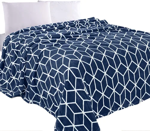 Miniatura 41 de Elegant Comfort Manta de Lujo con Sensación de Terciopelo, Manta Ligera para Todas las Estaciones, Ultra Suave, de Felpa de Forro Polar de Franela