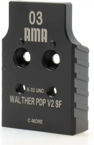 Miniatura 2 de Placa adaptadora para Walther PDP V2 SF compatible con Trijicon, Holosun, Leupold, Shield, Docter
