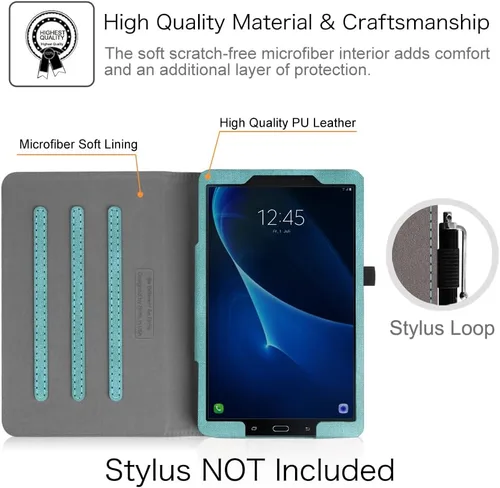 Miniatura 3 de Fintie Funda para Samsung Galaxy Tab A 10.1 (2016 NO S Pen Version), [Protección de esquinas] Cubierta de soporte de visión multiángulo con bolsillo