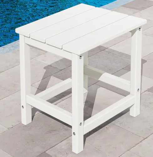 Miniatura 32 de KINGYES Mesa auxiliar doble, mesa auxiliar Adirondack- Aruba