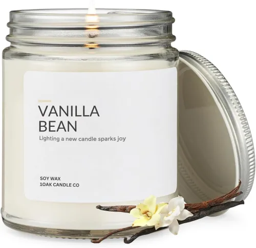 Miniatura 18 de 1OAK Vela de Manzana - Velas perfumadas de cera de soja (Manzana) - Velas de soja para aromatizar el hogar - Quema larga premium - Hechas a mano