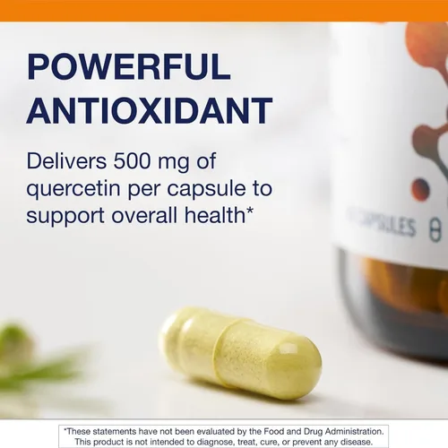 Miniatura 3 de Metagenics Suplemento de quercetina de 500 mg - Apoyo inmunológico y cardiovascular, protección antioxidante, sin OMG, sin gluten, vegano