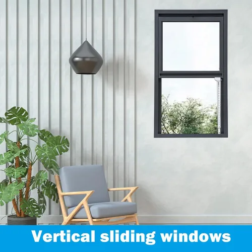 Miniatura 3 de Cerradura de puerta corrediza ajustable, barra de seguridad para puerta corredera, barra de seguridad para ventana, cerraduras de ventana, cerradura