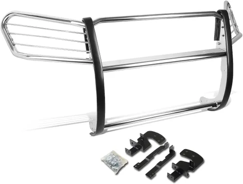 Miniatura 16 de DNA Motoring GRILL-G-064-BK - Protector de rejilla para parachoques delantero, color negro, compatible con Rav4 01-05