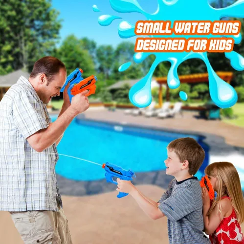 Miniatura 4 de Pistola de agua para niños, paquete de 2 pistolas de chorro de verano para piscina, playa, juguete de lucha contra el agua, piscina, fiesta, playa