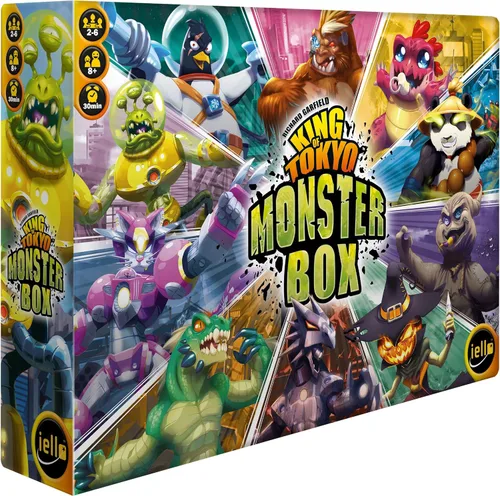 Miniatura 6 de IELLO: Rey de Tokio: Duelo - Juego de mesa para dos jugadores, juego de dados divertido y táctico de choque de monstruos gigantes, estrategia