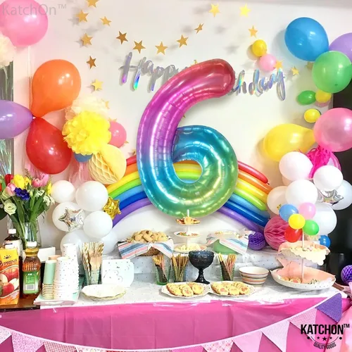 Miniatura 216 de KatchOn, Globo grande azul número 2 de 40 pulgadas Decoraciones de cumpleaños de Baby Shark para niño de 2 años Globo azul número 2 Globo