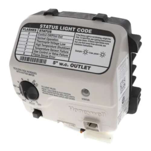 Honeywell WT8840B1000/U Válvula de control de gas para calentador de agua, Natural, 160 grados Fahrenheit, Cavidad de 1 pulgada