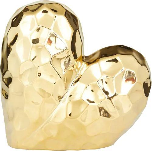 Miniatura 12 de Deco 79 Escultura decorativa de corazón de cerámica de porcelana, diseño de origami en ángulo dimensional, estatua de decoración del hogar, figura