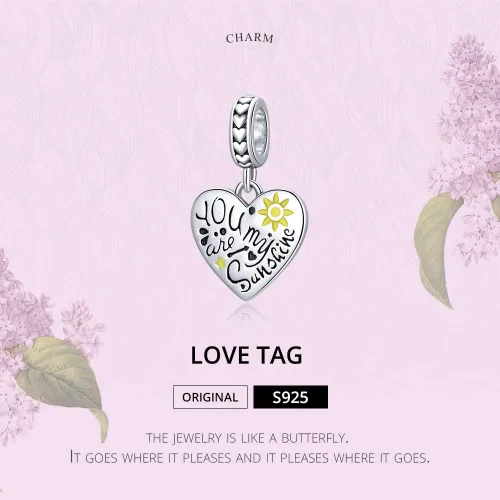 Miniatura 2 de MOWIMO Dijes colgantes de corazón de astroanut Infinity Rainbow Love para dijes de plata de ley 925 Lucky Evil Eye Snkae para mujer dije de feliz