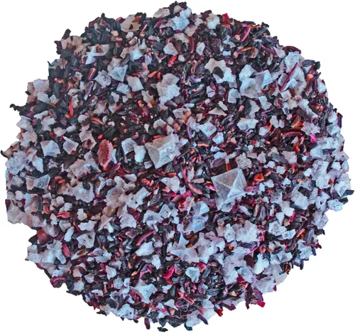 Miniatura 2 de Wild Hibiscus Flakes de sal piramidal de flores, 3.5 onzas