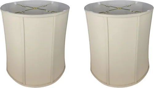 Miniatura 17 de Royal Designs, Inc. BSO-719-10BG pantalla para lámpara resistente básica con forma de tambo, 9 x 10 x 10 pulgadas, Beige