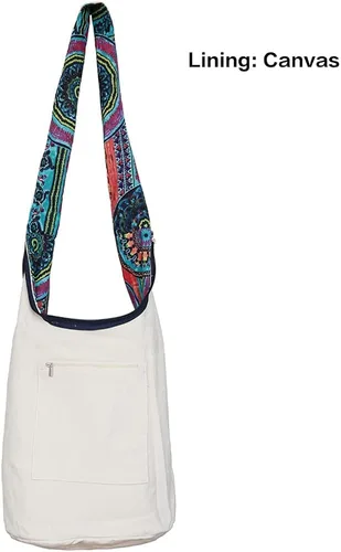 Miniatura 6 de Bolso bandolera estilo étnico de dama para todos los días bolsos de hombro de mujer bolso de mano turístico