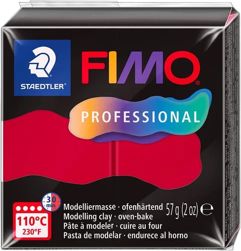 Miniatura 28 de STAEDTLER 8040-6 ST, Arcilla para modelar Fimo Prof 2.01 oz Púrpura, Estándar