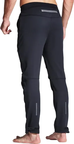 Miniatura 2 de Souke Sports Pantalones de ciclismo de invierno para hombre, a prueba de viento, de forro polar térmico para ciclismo pantalones deportivos
