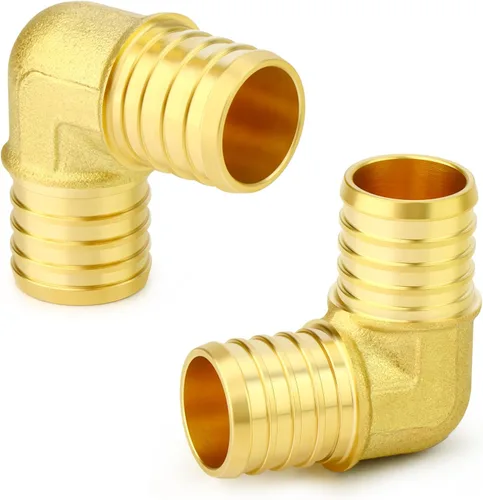 Miniatura 30 de GASHER 10 piezas sin plomo latón 1 "acoplamiento Pex, accesorios Pex de 1 pulgada para tubería Pex