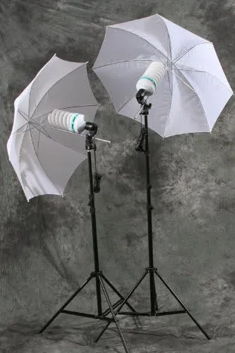 ePhoto INC Dk105 - Kit de iluminación continua de 800 W para estudio fotográfico de alta calidad, iluminación continua, soporte para paraguas