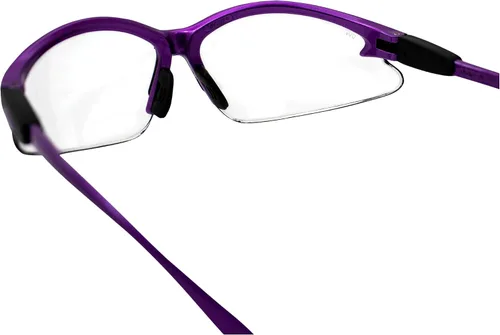 Miniatura 6 de Birdz Gafas Flamingo - Lentes de seguridad para el trabajo, bifocales, montura púrpura + lentes transparentes de aumento 2.0