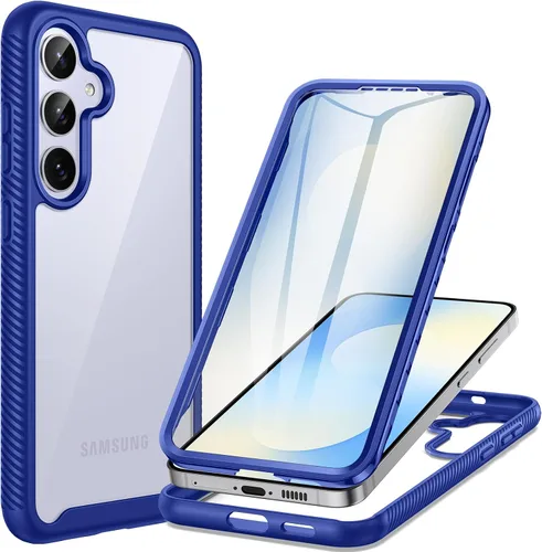 Miniatura 19 de seacosmo Diseñada para funda de teléfono Galaxy A14 5G, cubierta de cuerpo completo a prueba de golpes, con protector de pantalla integrado, funda