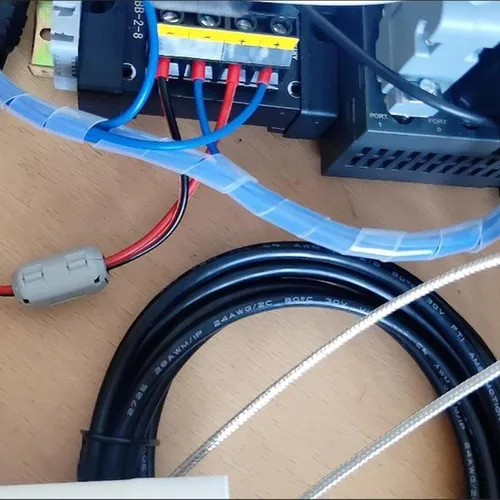 Miniatura 3 de Othmro 1 envoltura de cable en espiral de polietileno de 14 a 19 pies, funda de alambre protectora de abrasión expandible de polietileno de 0.55 4.5