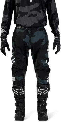 Fox Racing Pantalones de Motocross para Hombre 180 de Bicicleta de Tierra Negro Camo Bnkr