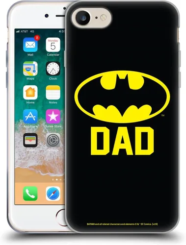 Miniatura 143 de Head Case Designs Funda de gel con licencia oficial de Batman DC Comics Bat Signal Logos [protección de grado militar] compatible con Apple iPhone 7