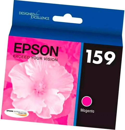 Miniatura 3 de Epson UltraChrome Hi-Gloss 159 -Cartucho de inyección de tinta (Magenta) (T159320)