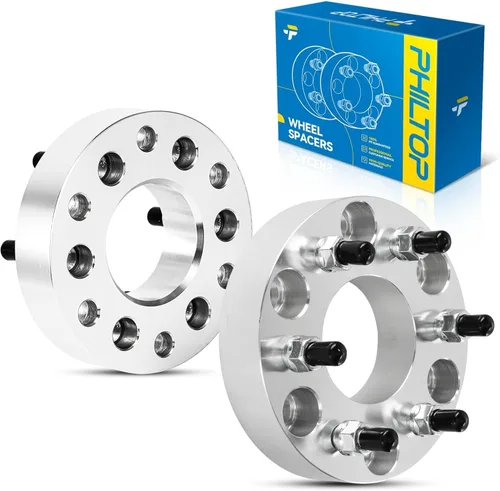 Miniatura 33 de PHILTOP Espaciador de rueda de 4 x 4 de 2 pulgadas, espaciadores de rueda centrados en las lengüetas para Polaris Trail Boss 330 2003-2013, Trail