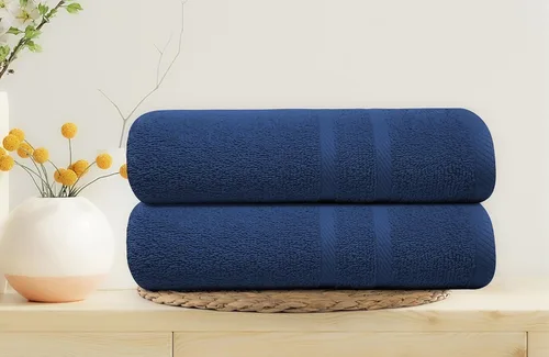 Miniatura 5 de Looperry Juego de 6 toallas de baño pequeñas, 100% algodón, toallas de ducha de 23 x 46 pulgadas, 450 GSM. Ligeras y absorbentes, suaves y de secado
